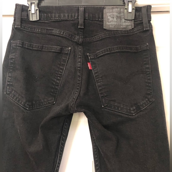 Men’s Levi’s 512 Slim Taper Black Jeans - Picture 6 of 16